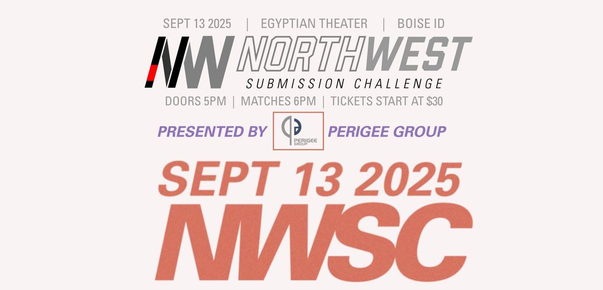 Northwest Submission Challenge 7 at Egyptian Theatre - ID