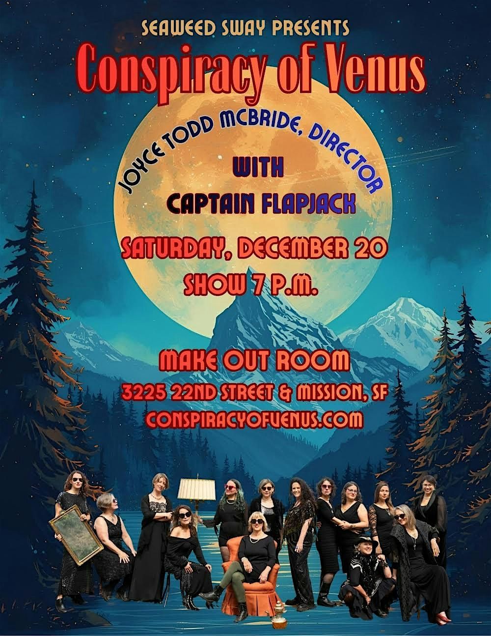 Seaweed Sway Presents: A Winter Solstice Celebration w\/ Conspiracy of Venus