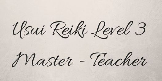 Full MOON Usui Reiki - Level 3 Master - Teacher