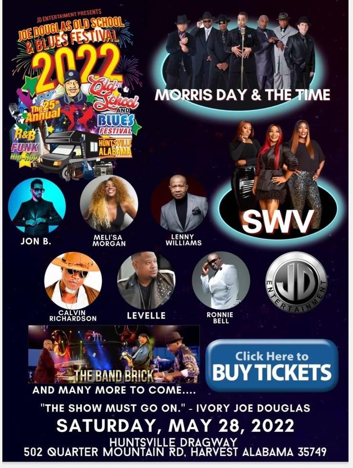 Old a school & Blues Festival in Huntsville Al with Cha-Cha\u2019s Travel