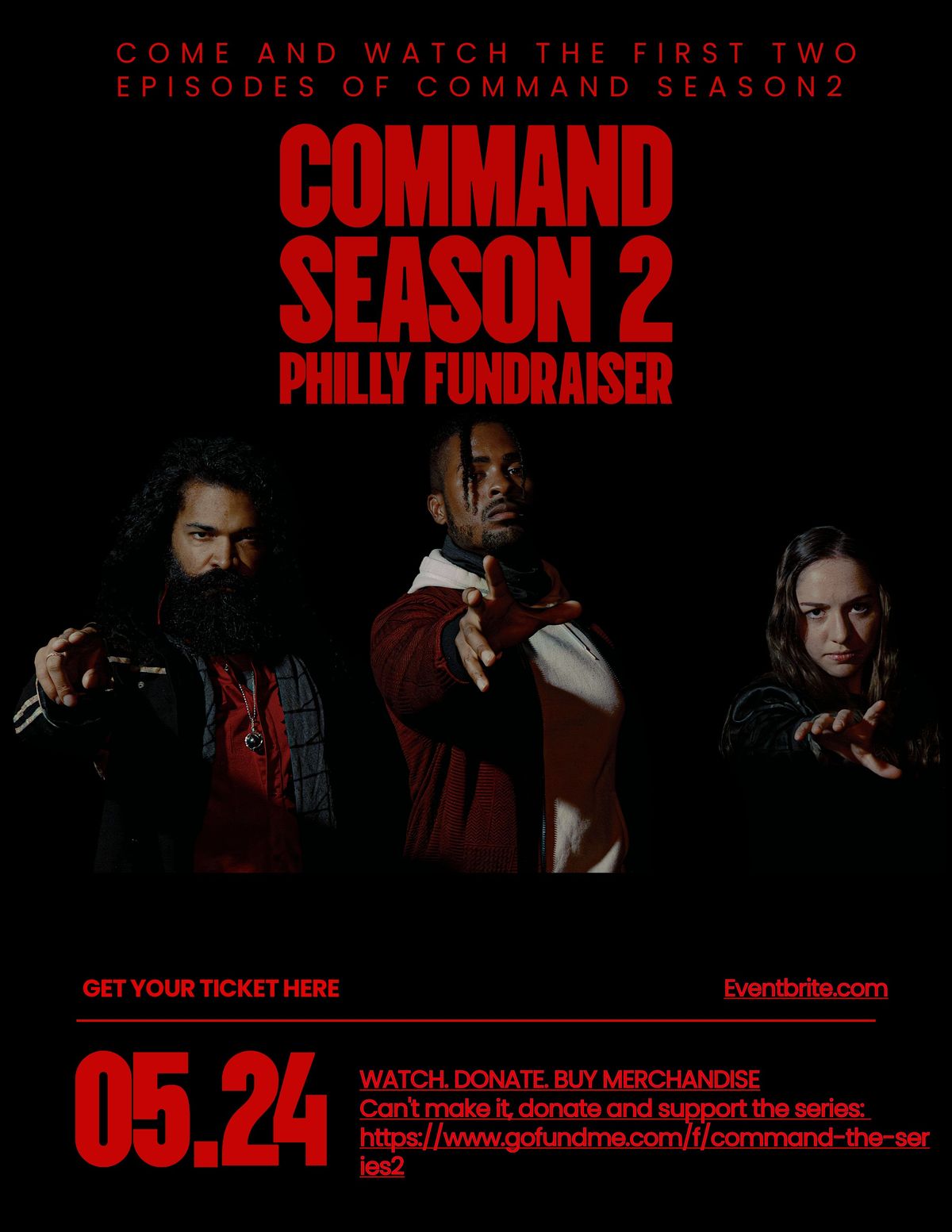 Command Season 2 Philly Fundraiser