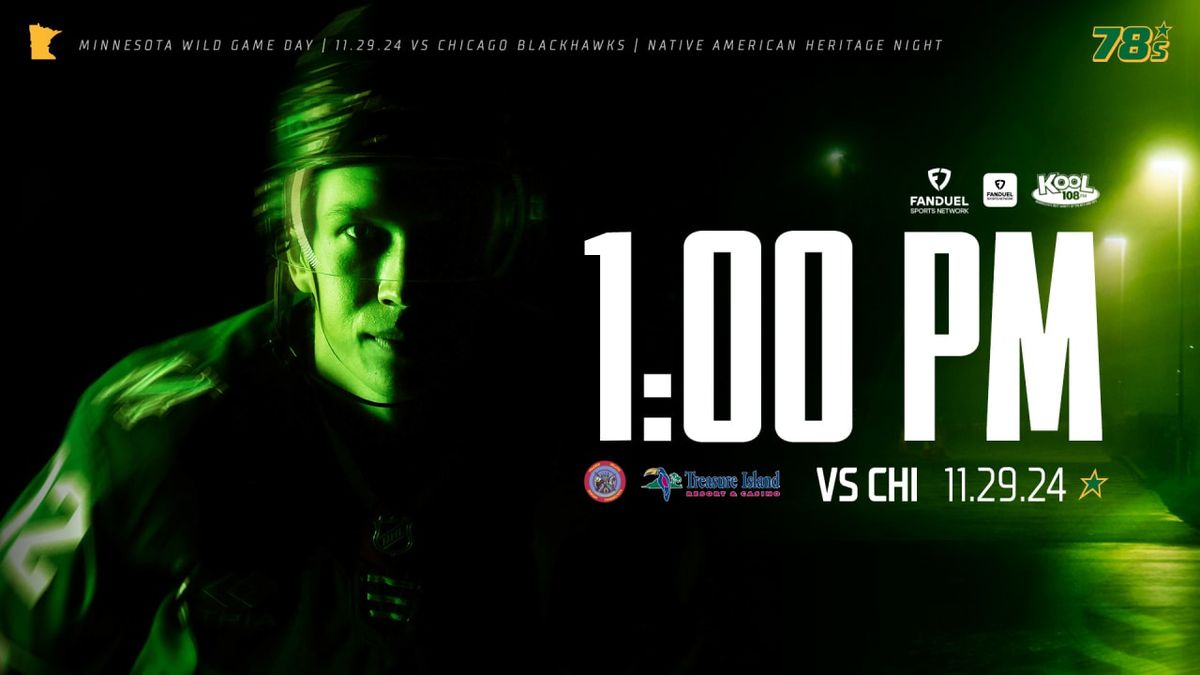 Minnesota Wild at Chicago Blackhawks at United Center