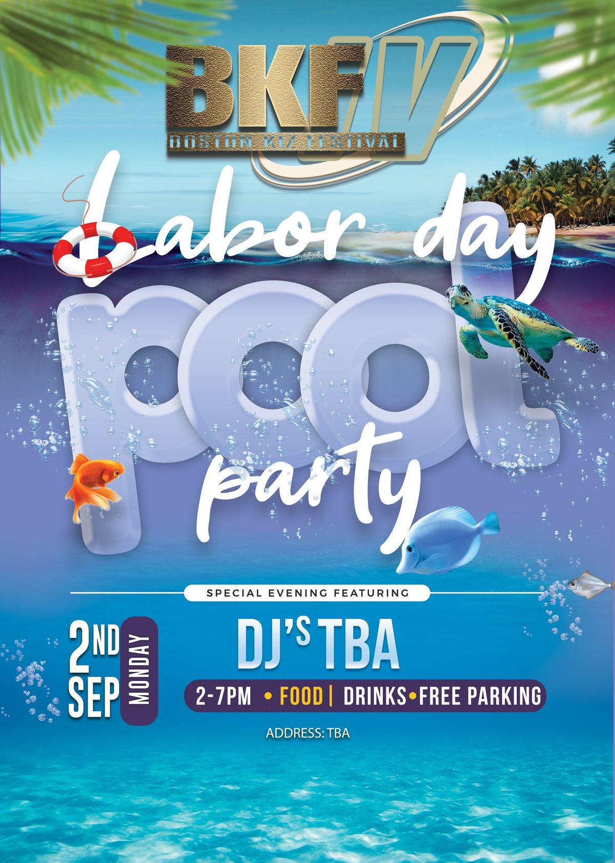 Boston Kizomba Festival 2024 Pool party Danvers, MA, United States