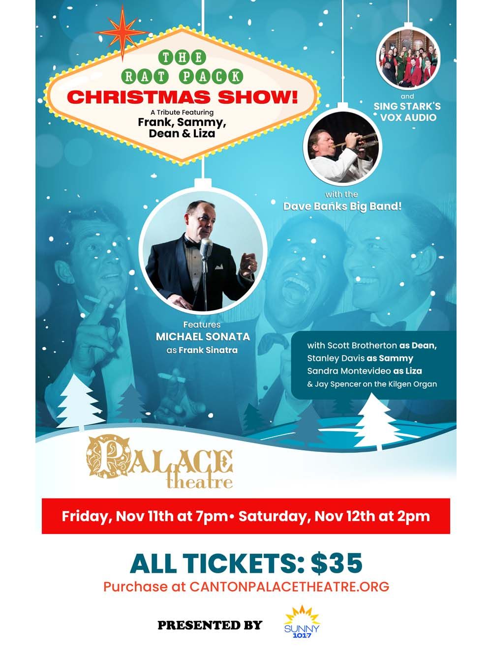 The Rat Pack Holiday Show at Greenville Municipal Auditorium