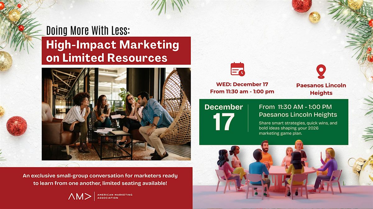 Doing More With Less: High-Impact Marketing on Limited Resources
