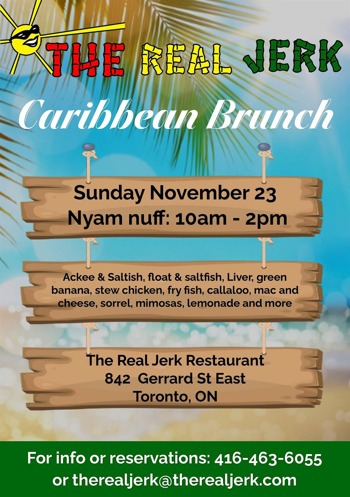 NYAM NUFF! Caribbean Family Brunch at The Real Jerk