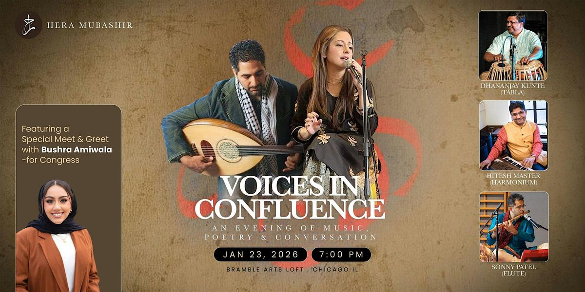 Voices in Confluence: An Evening of Music, Poetry & Conversation