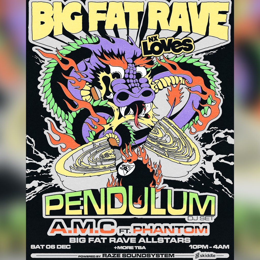 Big Fat Rave: Pendulum (DJ Set), A.M.C, Phantom+ more