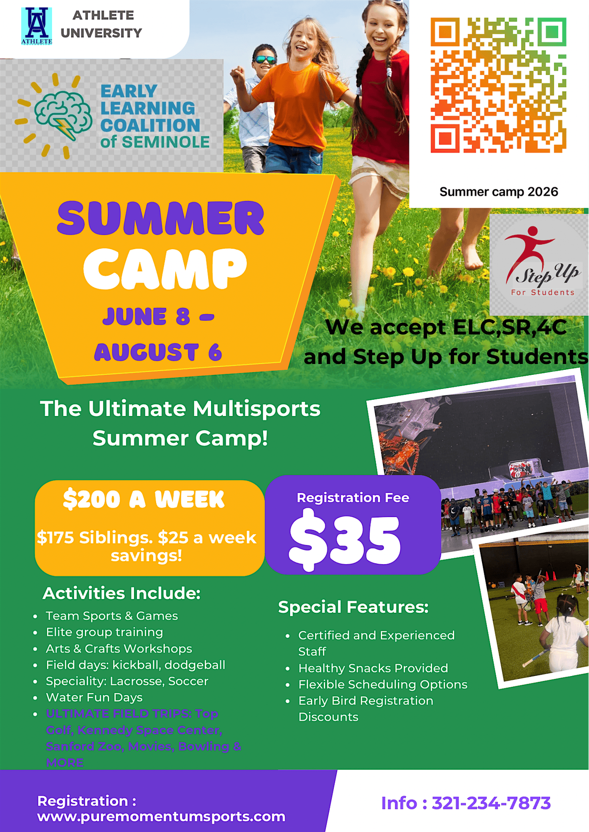 Youth Sports - AU Summer Camp 2026