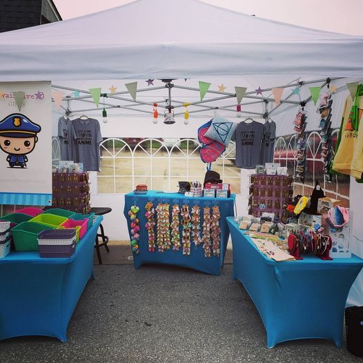 Booth at Harvest Christmas Craft Show