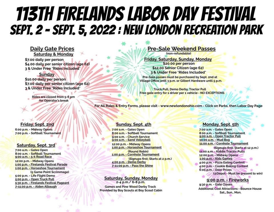 NEW LONDON LABOR DAY FESTIVAL SOFTBALL TOURNAMENT 2022 8 Blake St