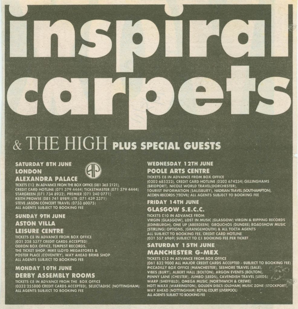 Inspiral Carpets Sheffield Tickets