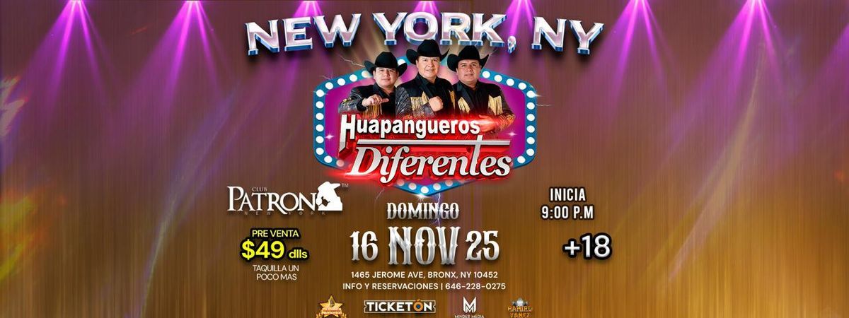 HUAPANGUEROS DIFERENTES EN BRONX