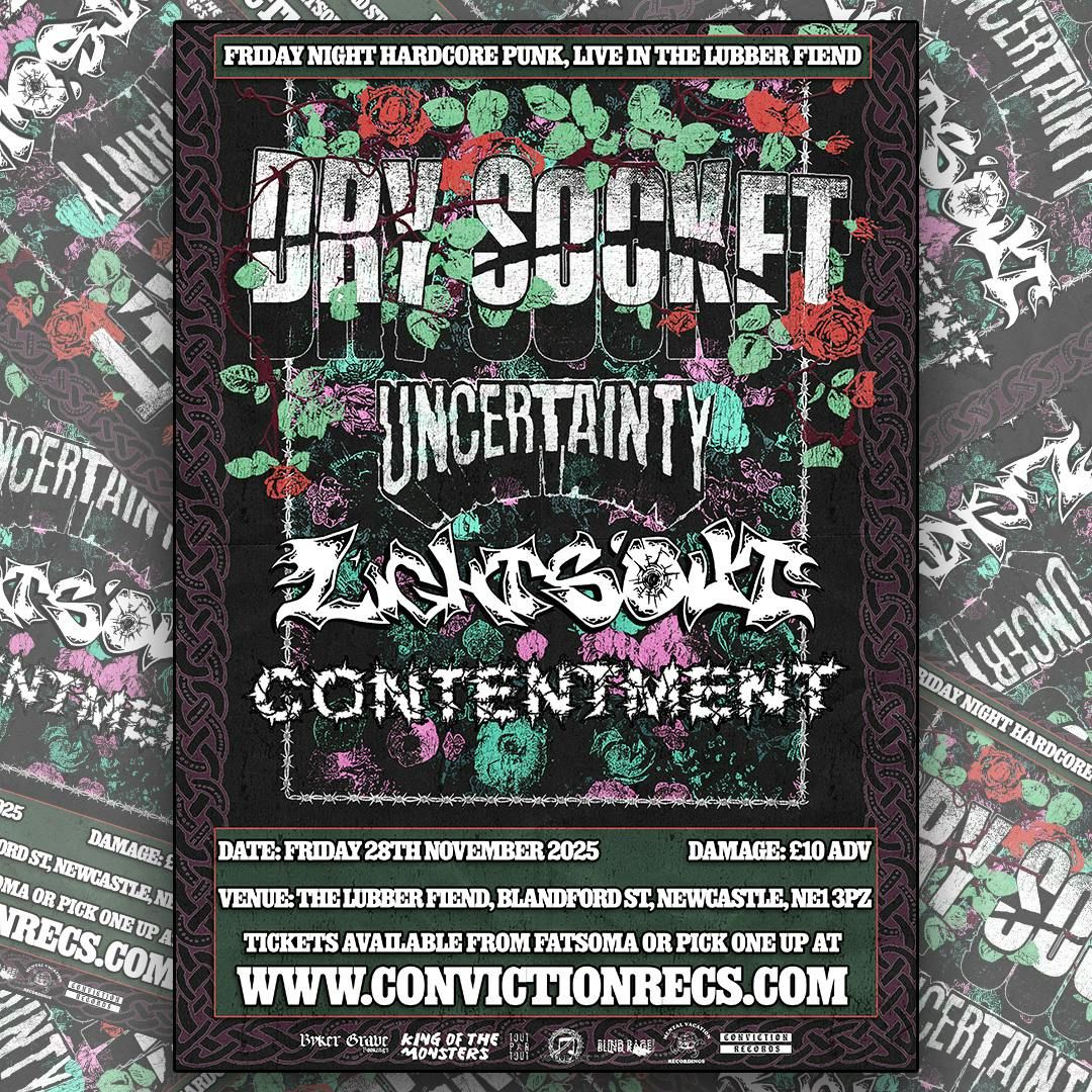 Dry Socket \/ Uncertainty @ The Lubber Fiend 28\/11\/25
