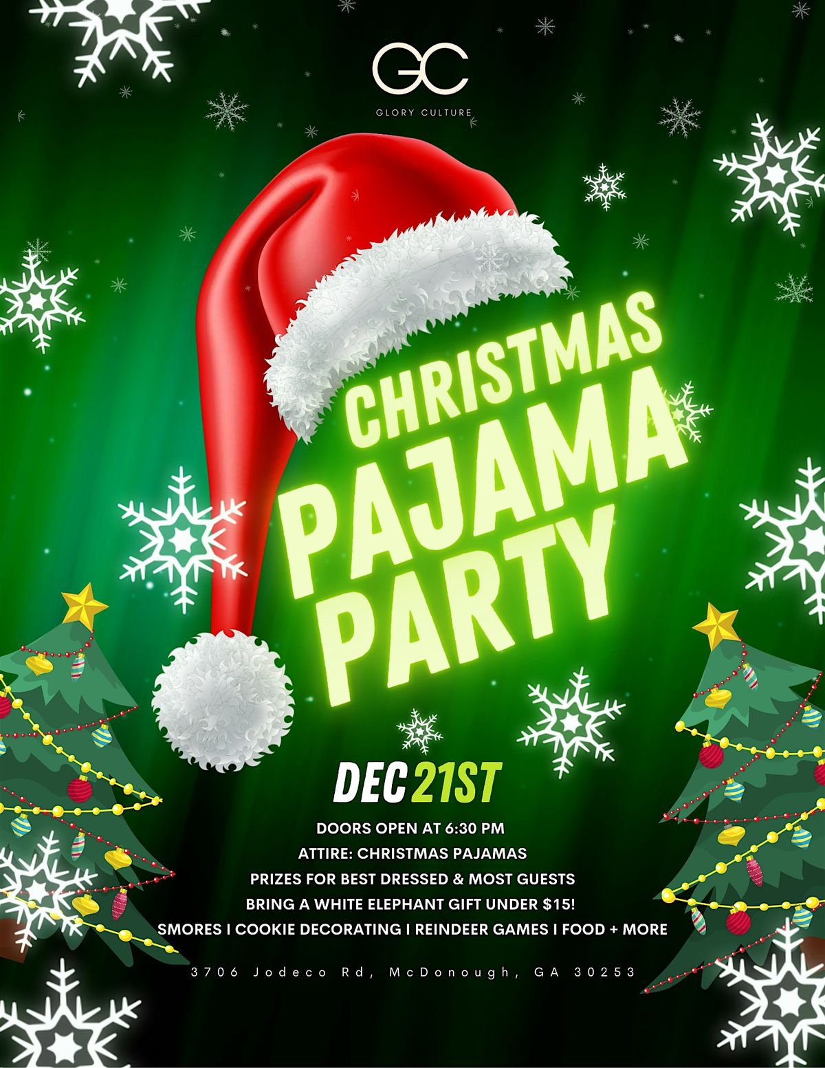 Glory Culture Christmas Pajama Party