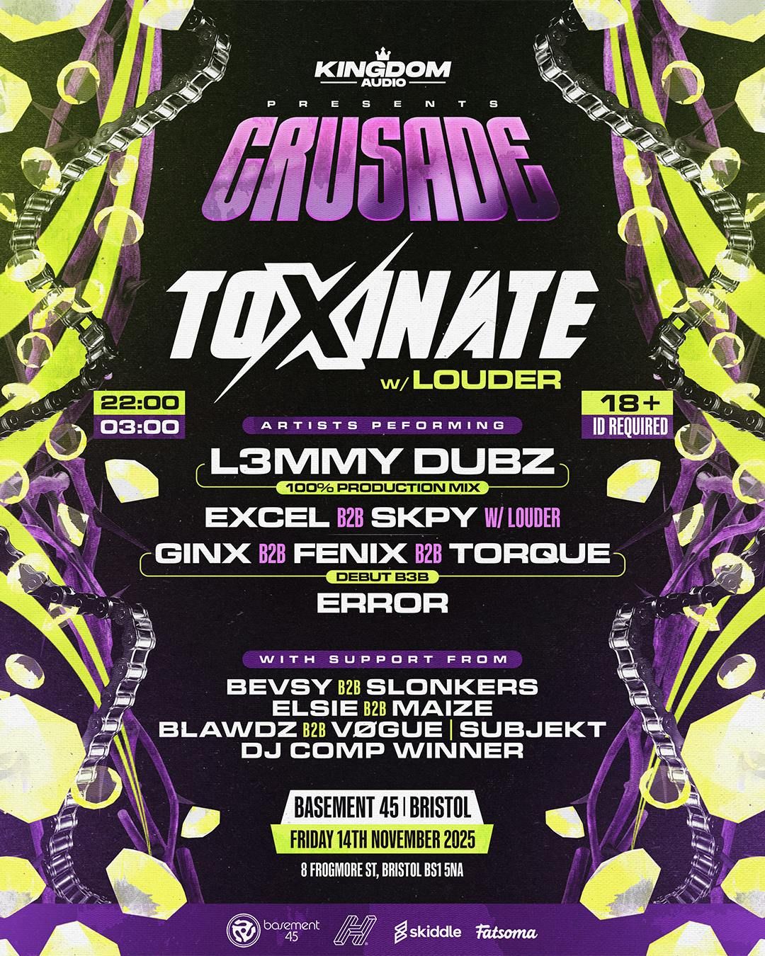 Kingdom Audio Presents: Crusade ft. Toxinate w\/ MC Louder
