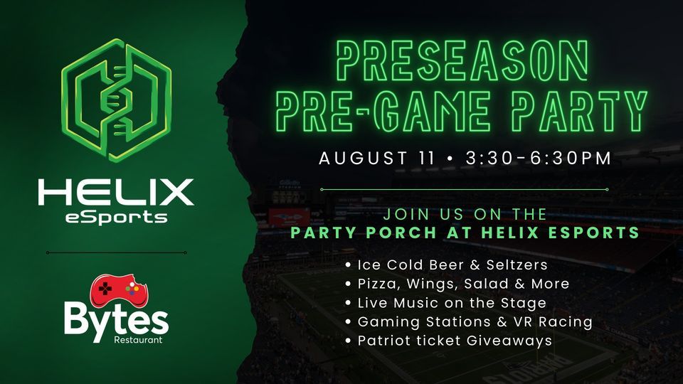 Preseason PreGame Party at Helix eSports Helix Esports FX