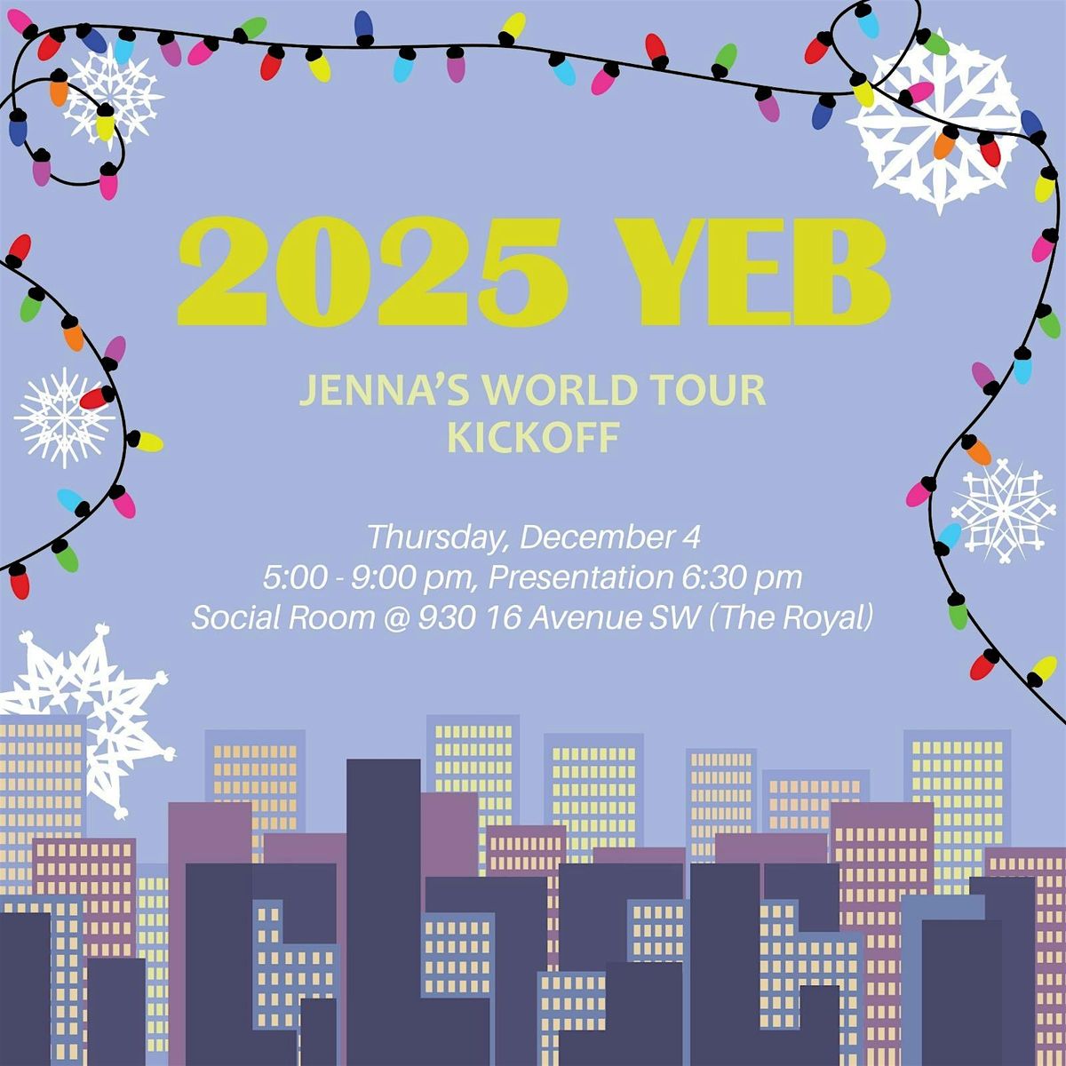 CBSC 2025 Year end Banger - Jenna's World Tour Kickoff