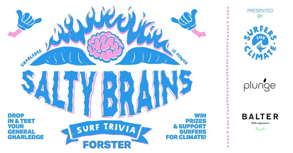 Salty Brains Surf Trivia at Plunge Forster