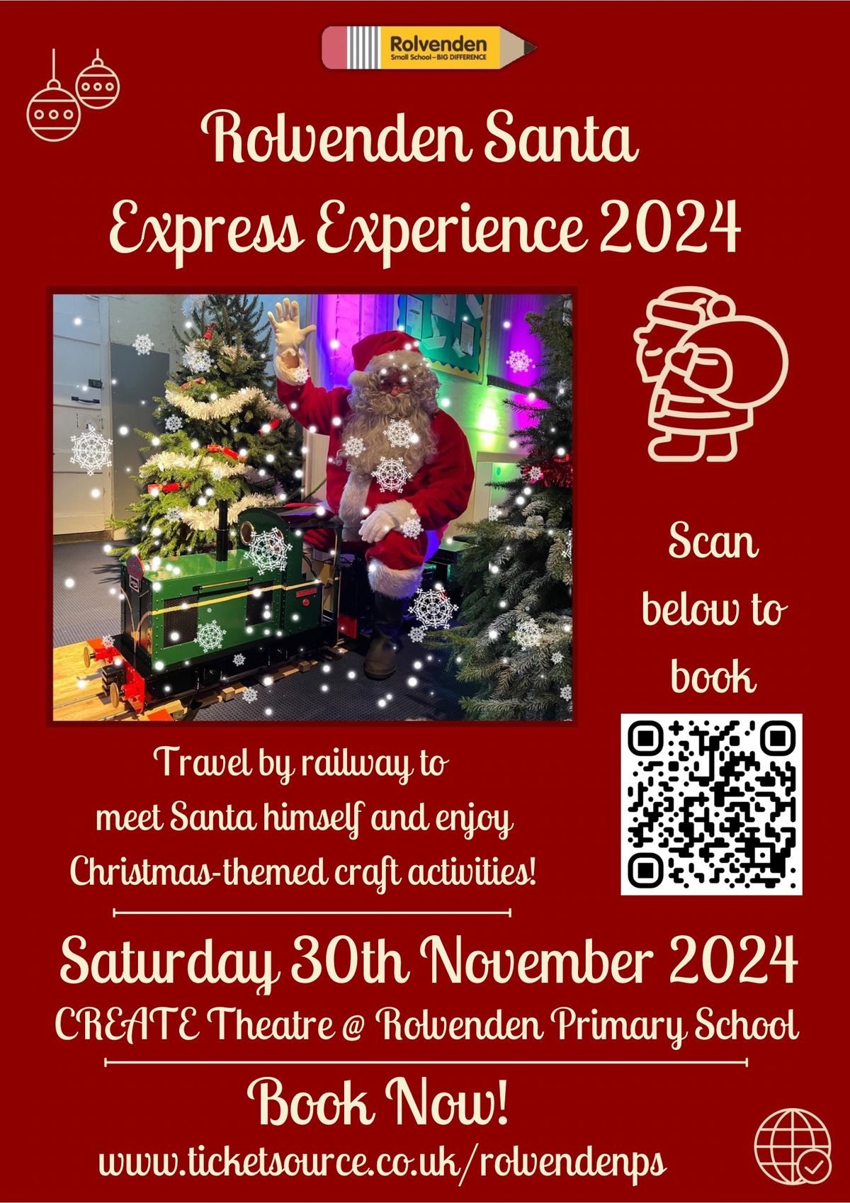 Rolvenden Santa Express Experience 2024 Rolvenden Primary School