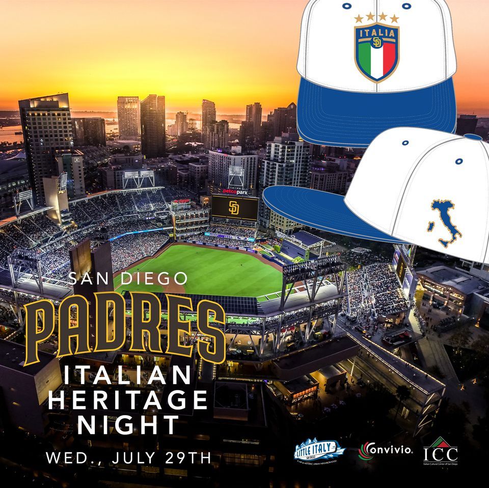 San Diego Padres Italian Heritage Night