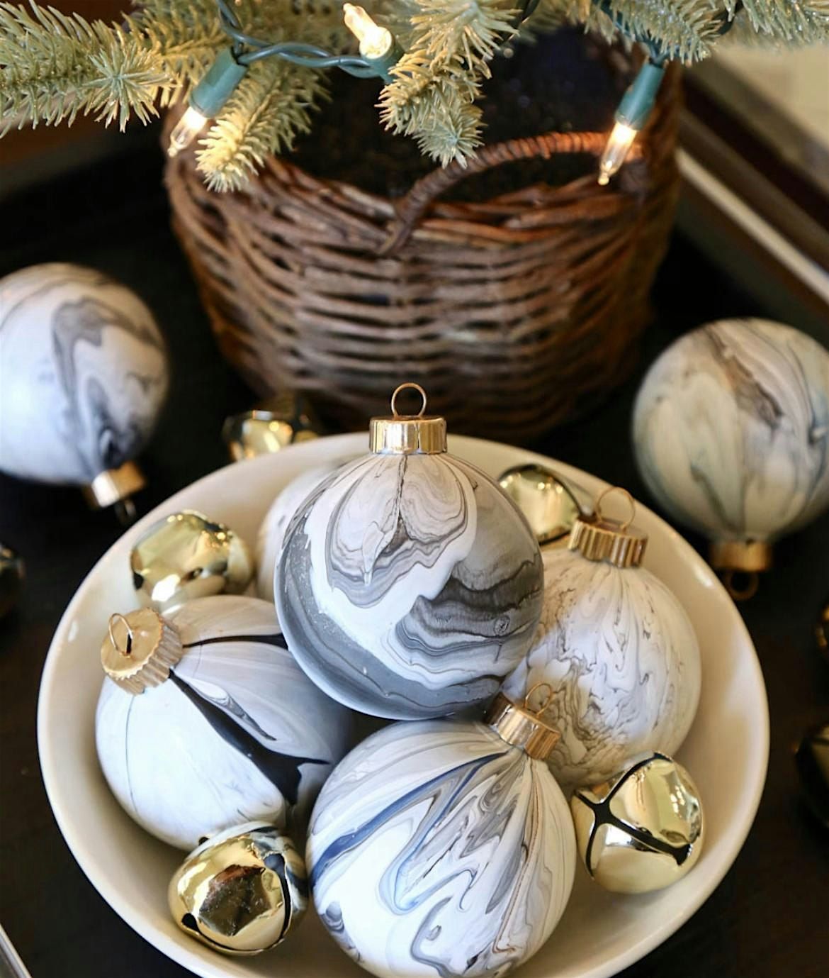 Paint Poured \u201cHoliday Ornaments\u201d!