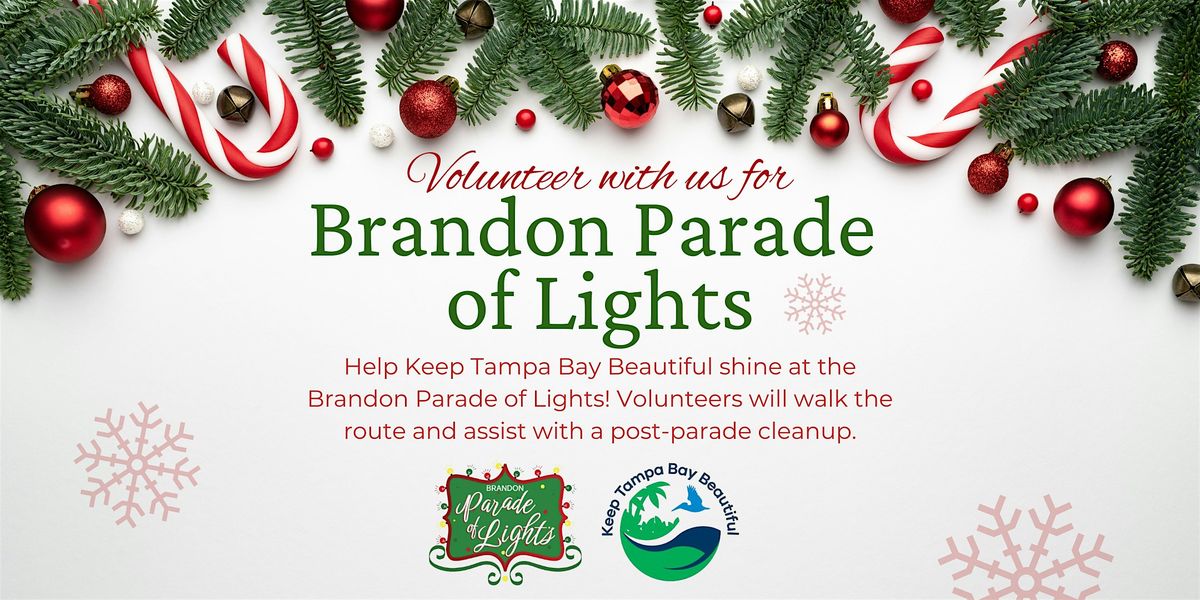 Brandon Parade of Light Cleanup Crew