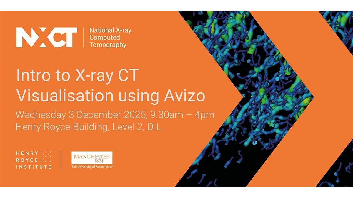 In-person Course: Intro to XCT Visualisation using Avizo (3 December 2025)