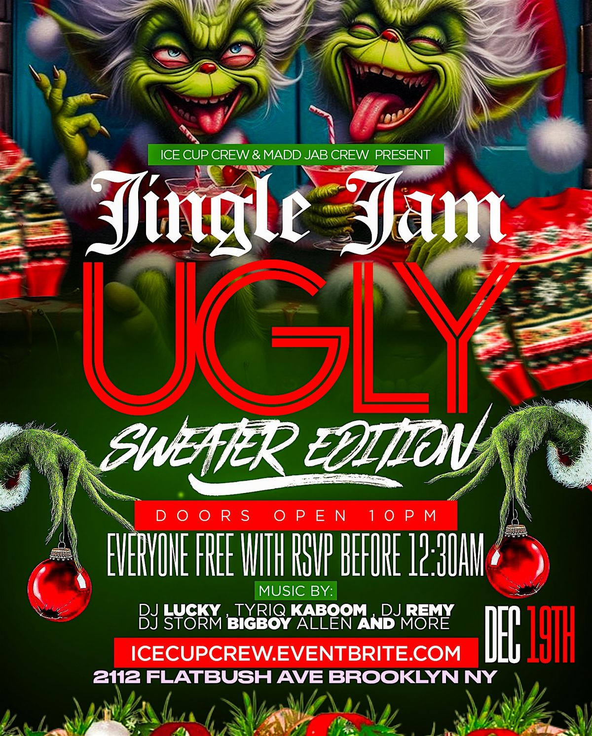 JINGLE JAM ( UGLY SWEATER FETE)
