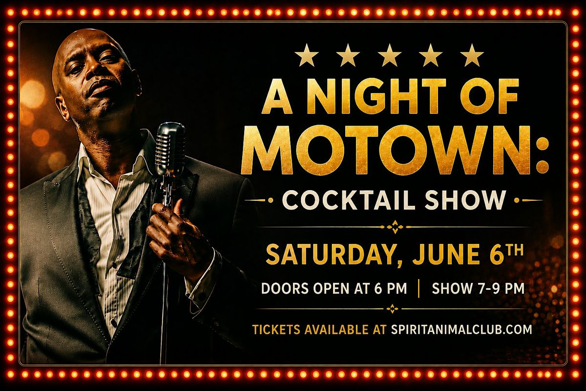 A Night of Motown Cocktail Show