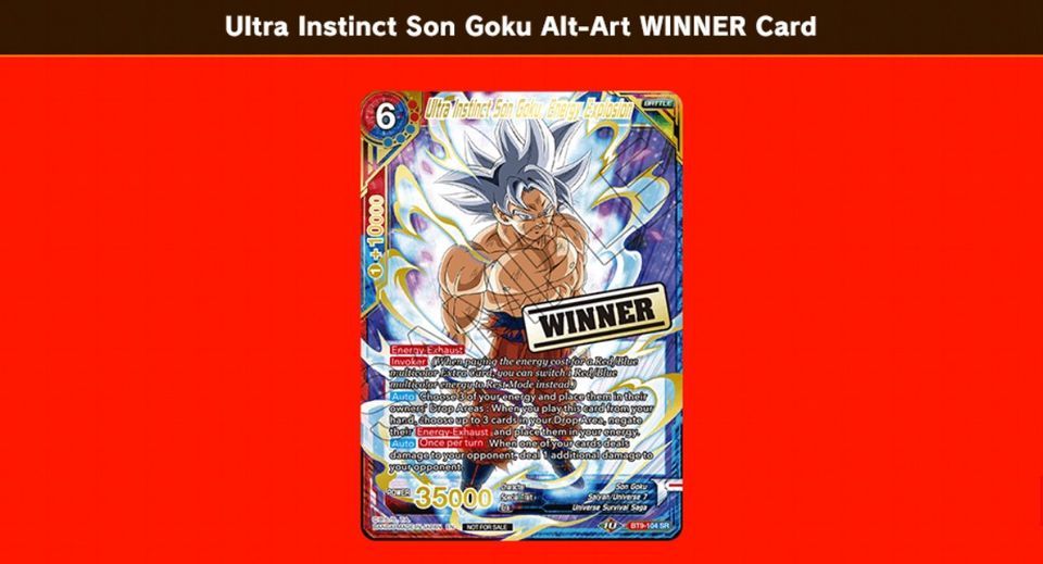 Dragon Ball Super TCG Store Championship