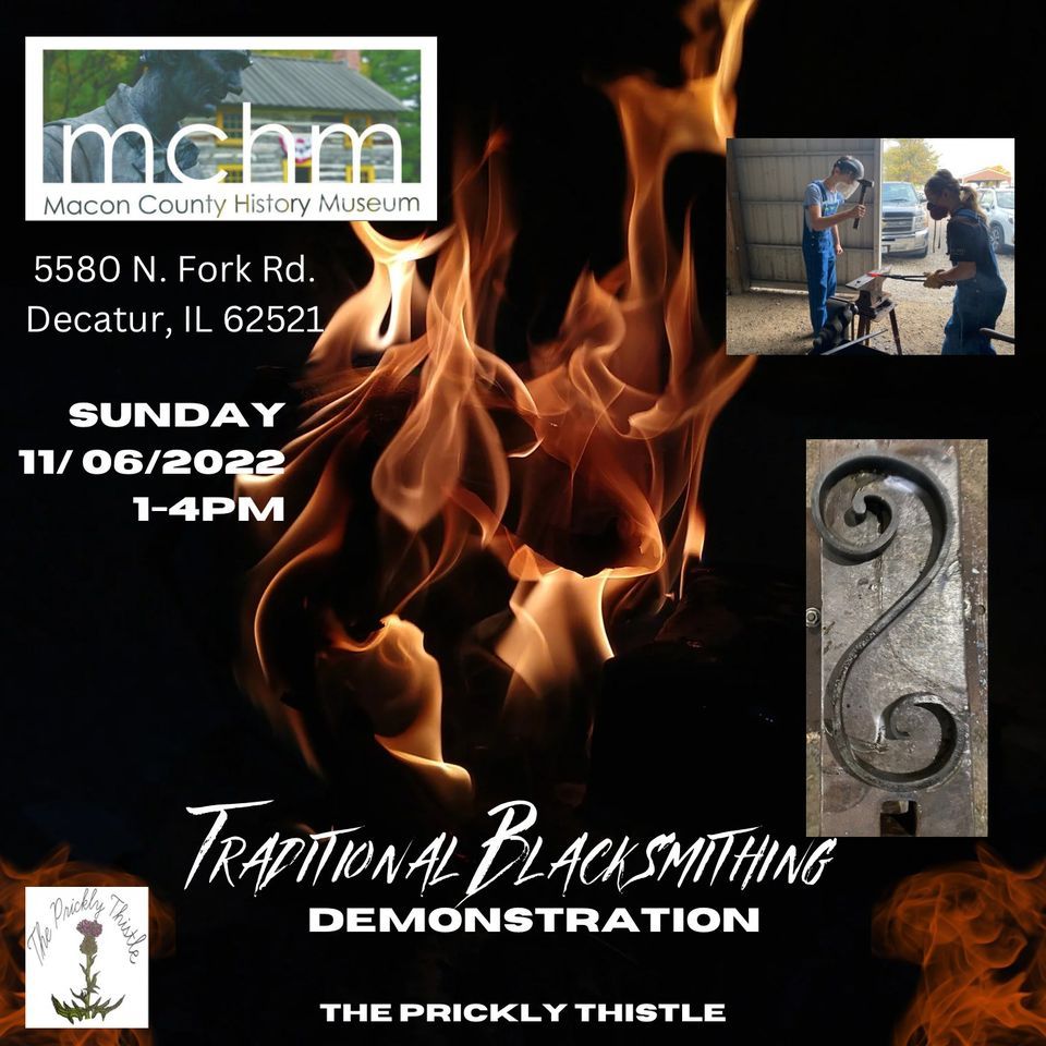 Blacksmithing at the Macon County History Museum at Macon County ...