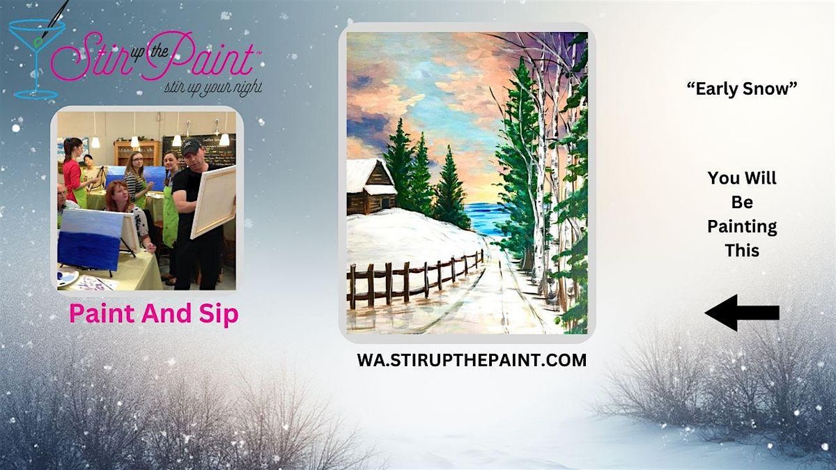 Seattle Paint and Sip, Paint Party, Paint Night With Stir Up The Paint