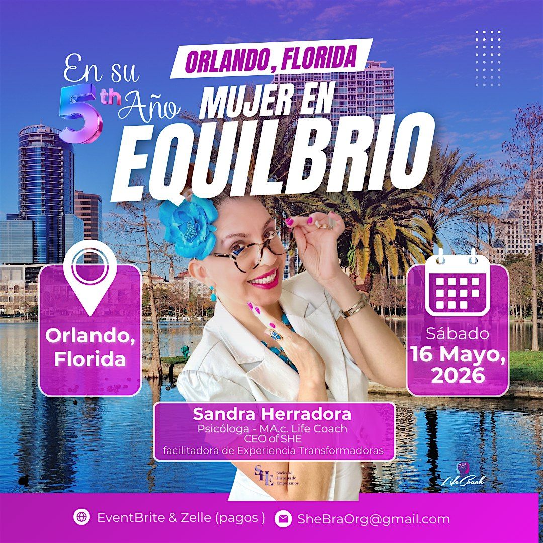 MUJER EN EQUILIBRIO- ORLANDO FL