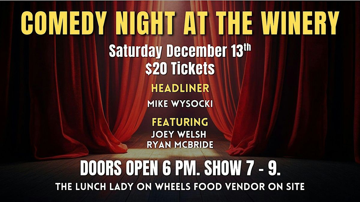 Comedy Night at Greenhouse Winery