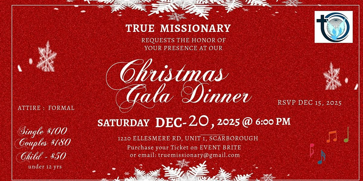 Christmas Gala Dinner