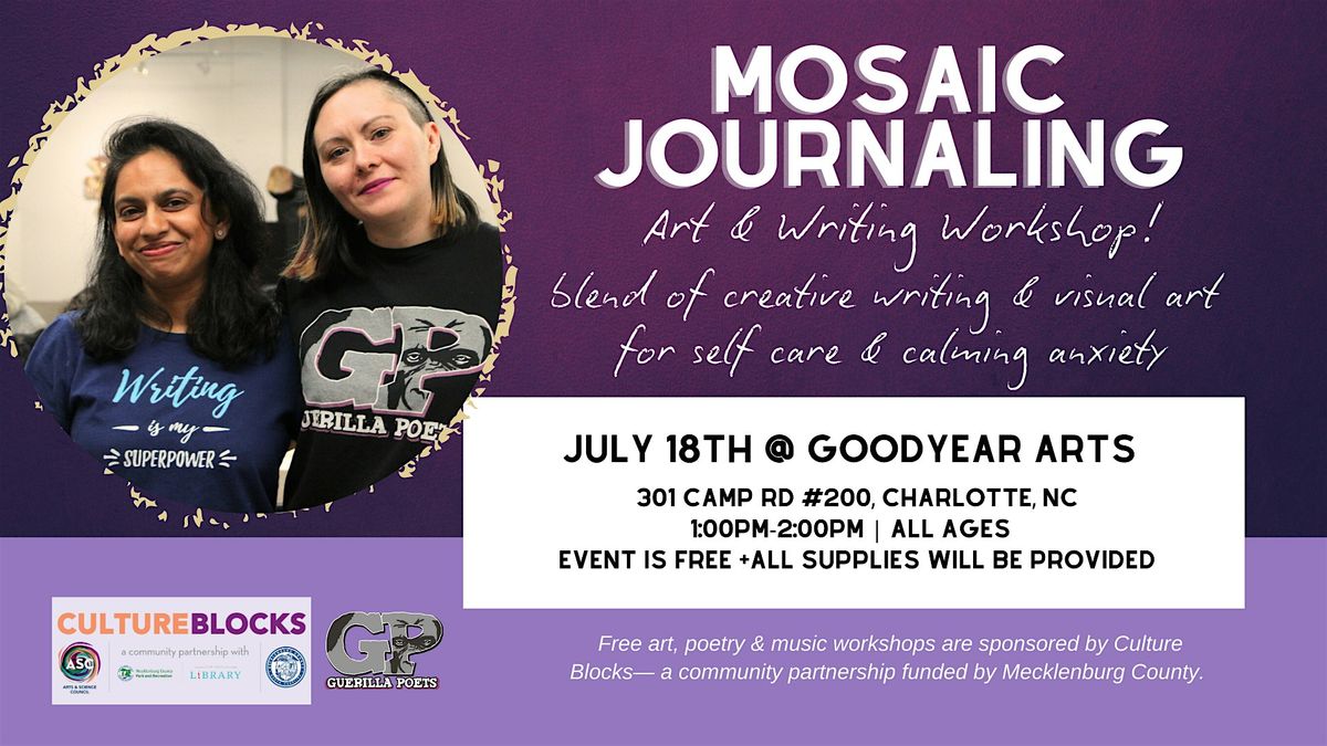 Mosaic Journaling Workshop - Art & Creative Writing