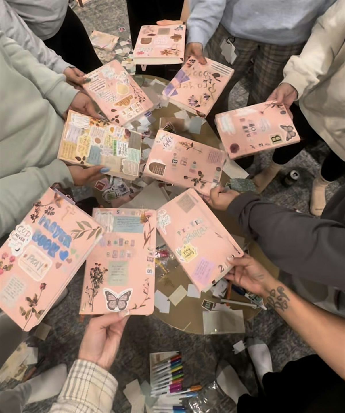 Ladies Who Love Jesus Craft Night - Prayer Journals