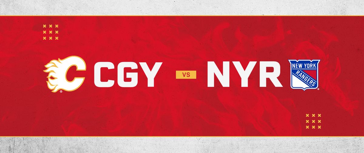 Parking New York Rangers at Calgary Flames