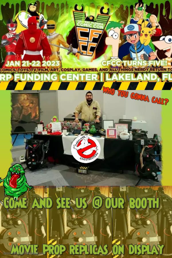 Lakeland Ghostbusters Central Florida Comic Con 2023 RP Funding