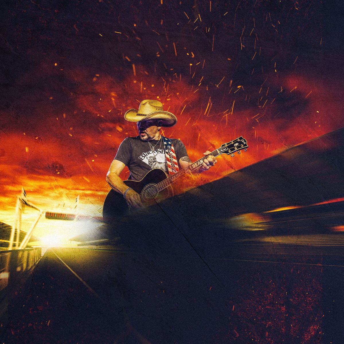 Jason Aldean with Chase Matthew, Mackenzie Carpenter and Dee Jay Silver
