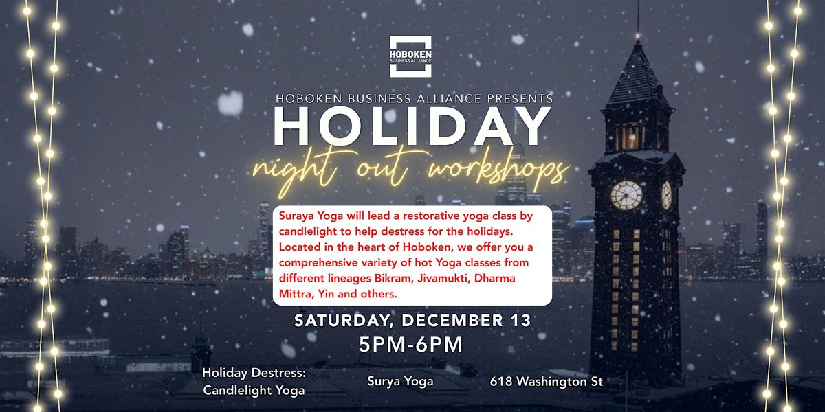 Holiday Destress: Candlelight Yoga
