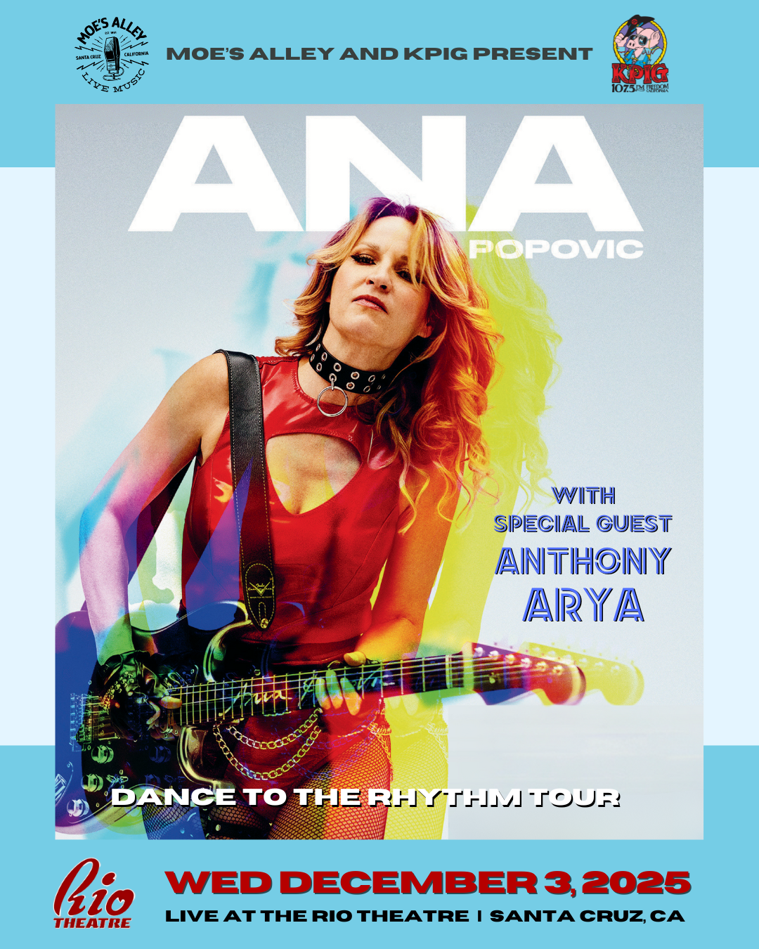 Ana Popovic at Rickshaw Theatre