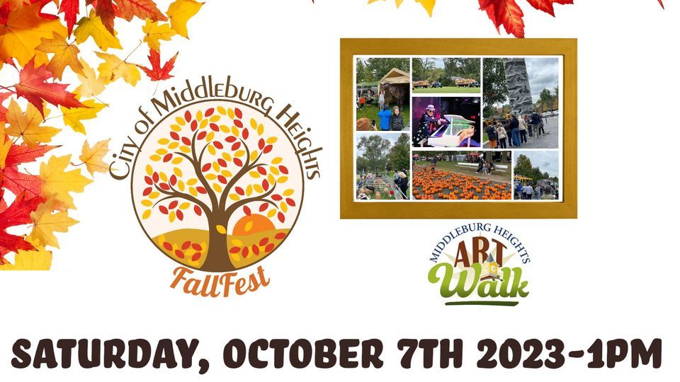 Middleburg Heights FallFest 2023 Middleburg Heights Park October 7