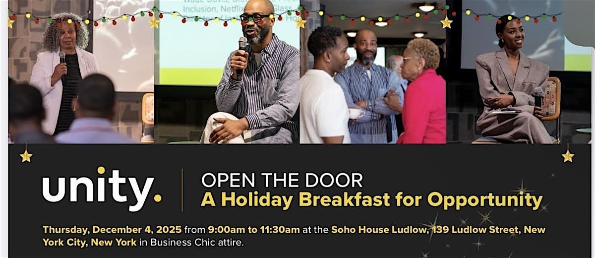 Unity: Open the Door - A Holiday Breakfast for Opportunity