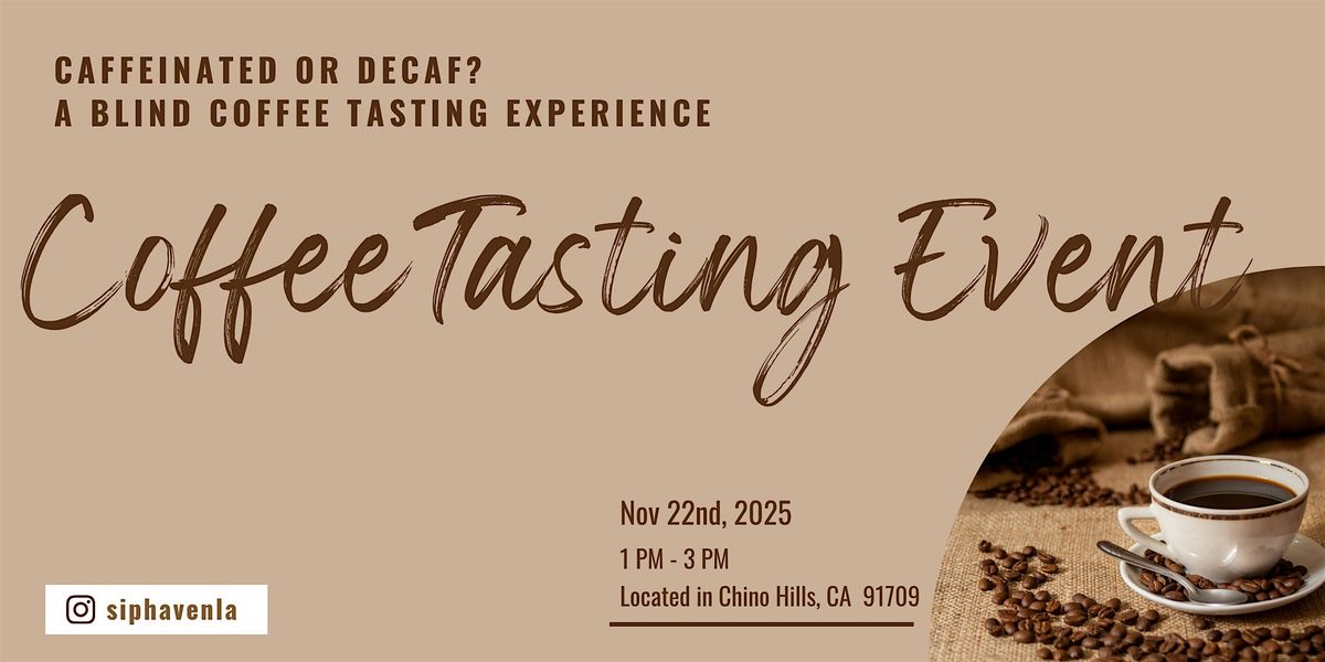 Caffeine or No Caffeine? A Blind Coffee Tasting Challenge