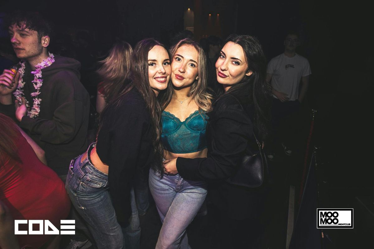 CODE Friday 6th February At MooMoo!