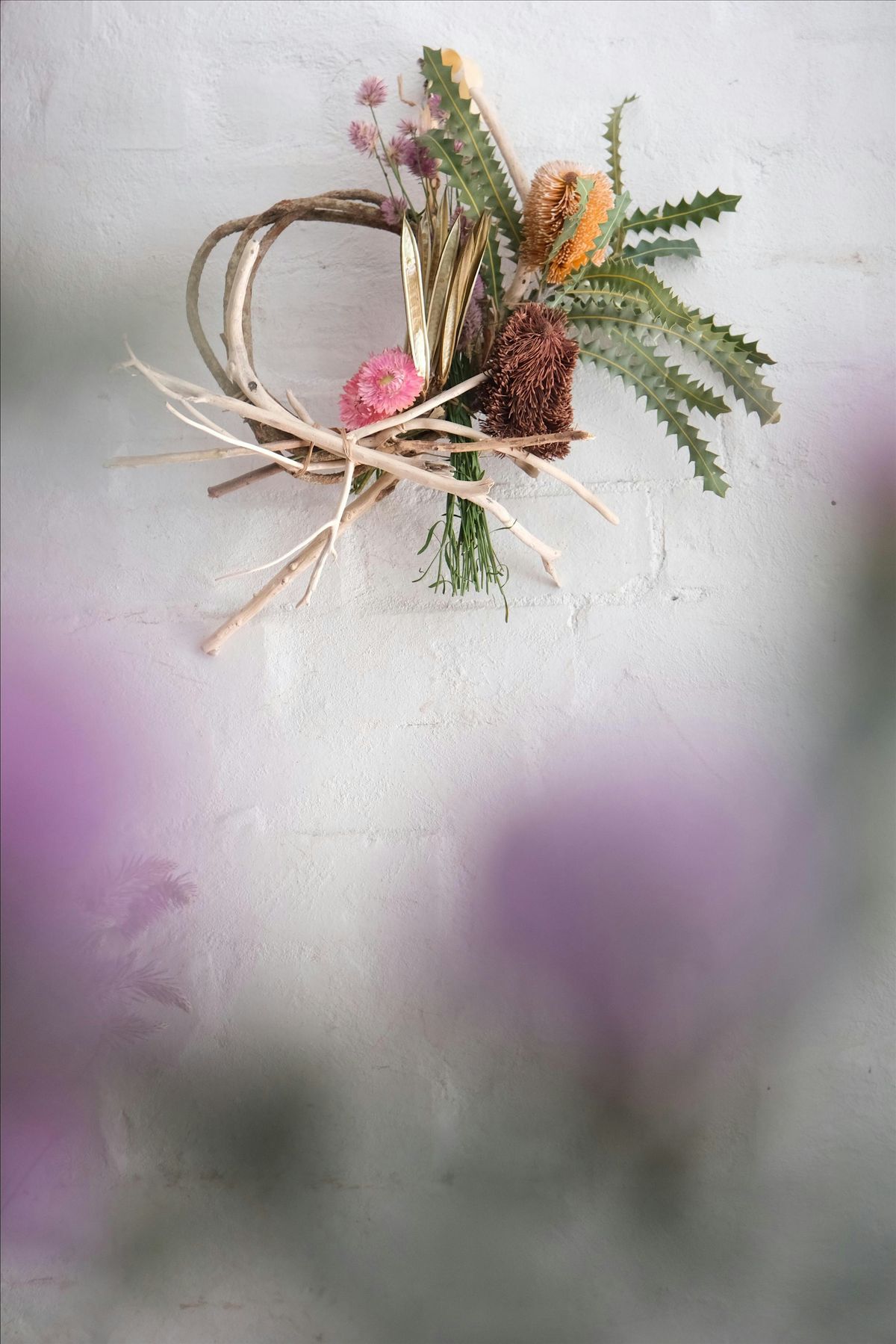 Wreath making with Bess at Ace Hotel Sydney