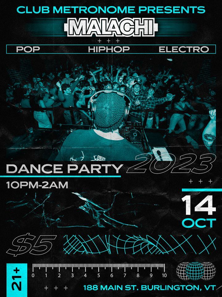 Malachi at Metronome 188 MAIN BURLINGTON VT 05401 October 14, 2023