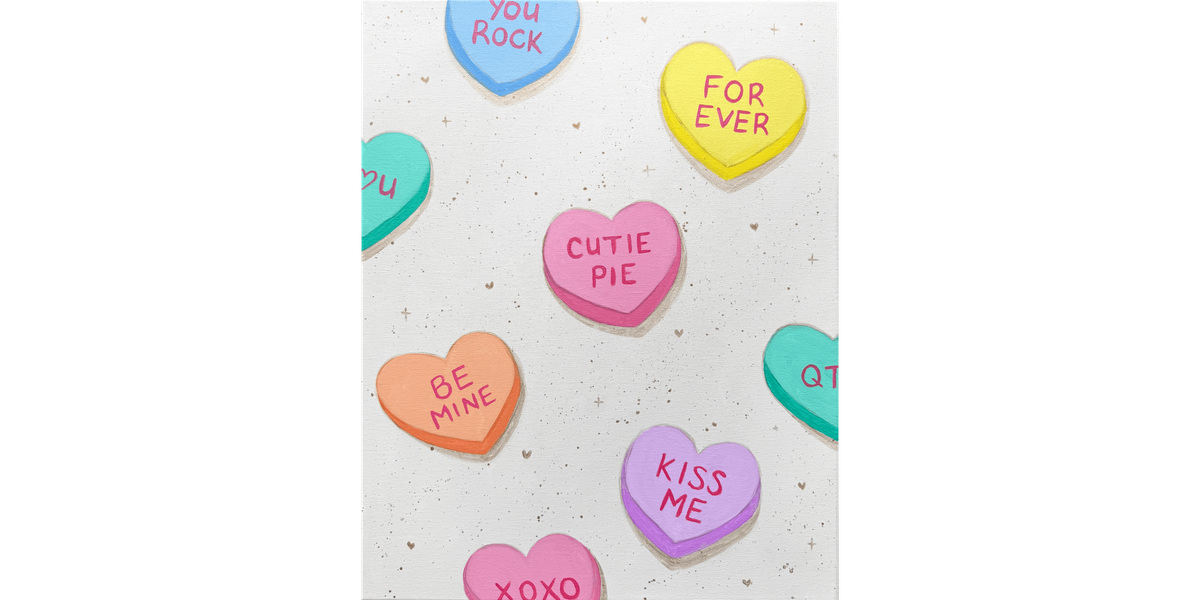 Candy Heart Crush - Paint and Sip in Tyler | Classpop!\u2122